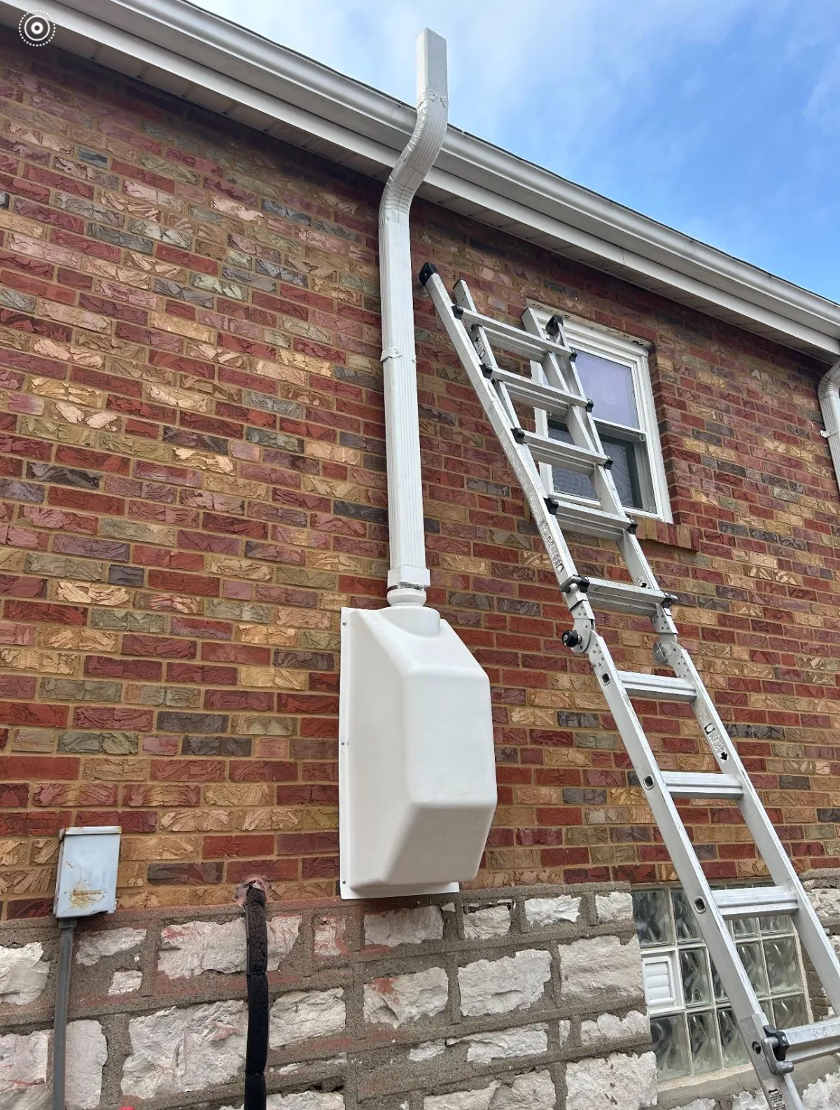 Radon remediation on brick home in St. Louis